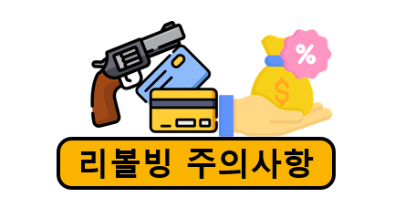 신용카드 리볼빙, 이자, 습관, 신용점수